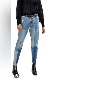 Only & Sons - Patchwork Boyfriend Jean - Size 32